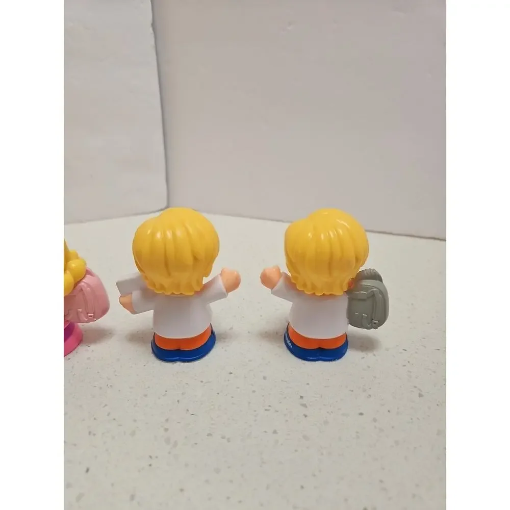 Fisher Price Little People Sit with Me School Bus 5 Figures Lights/Sounds‎ Works